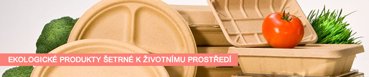 Jednorázové ekologické gastro obaly | LevneObaly.cz Ekologické kompostovatelné obaly | LevneObaly.cz