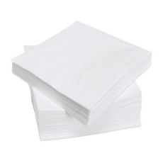 papírové ubrousky bíle