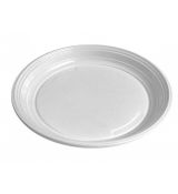 Plastový talíř jednorázový 22 cm PP